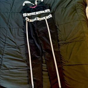 Bebe Black and White Logo Track Set